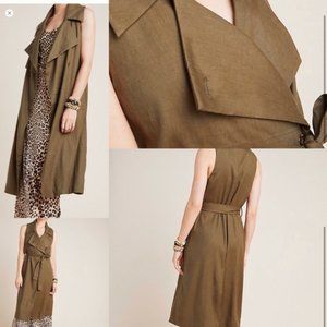Anthropologie Hollis Trench Dress / Vest